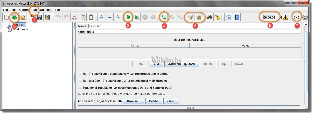  mainscreen display in jmeter